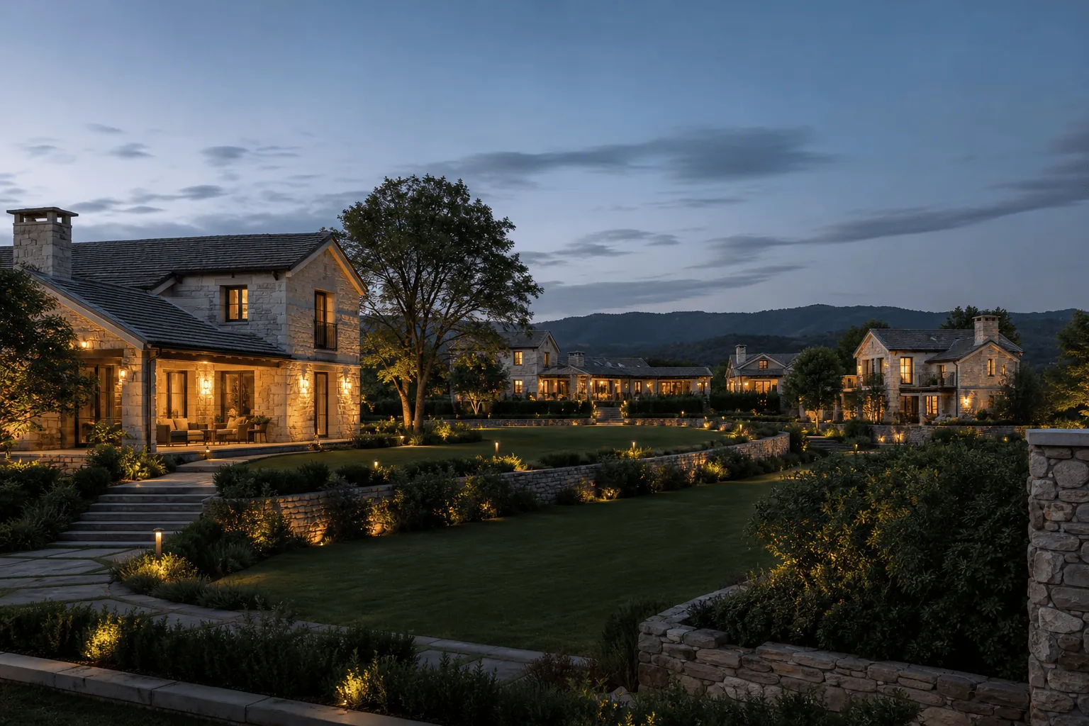 Established aspiration of organised farmhouse living